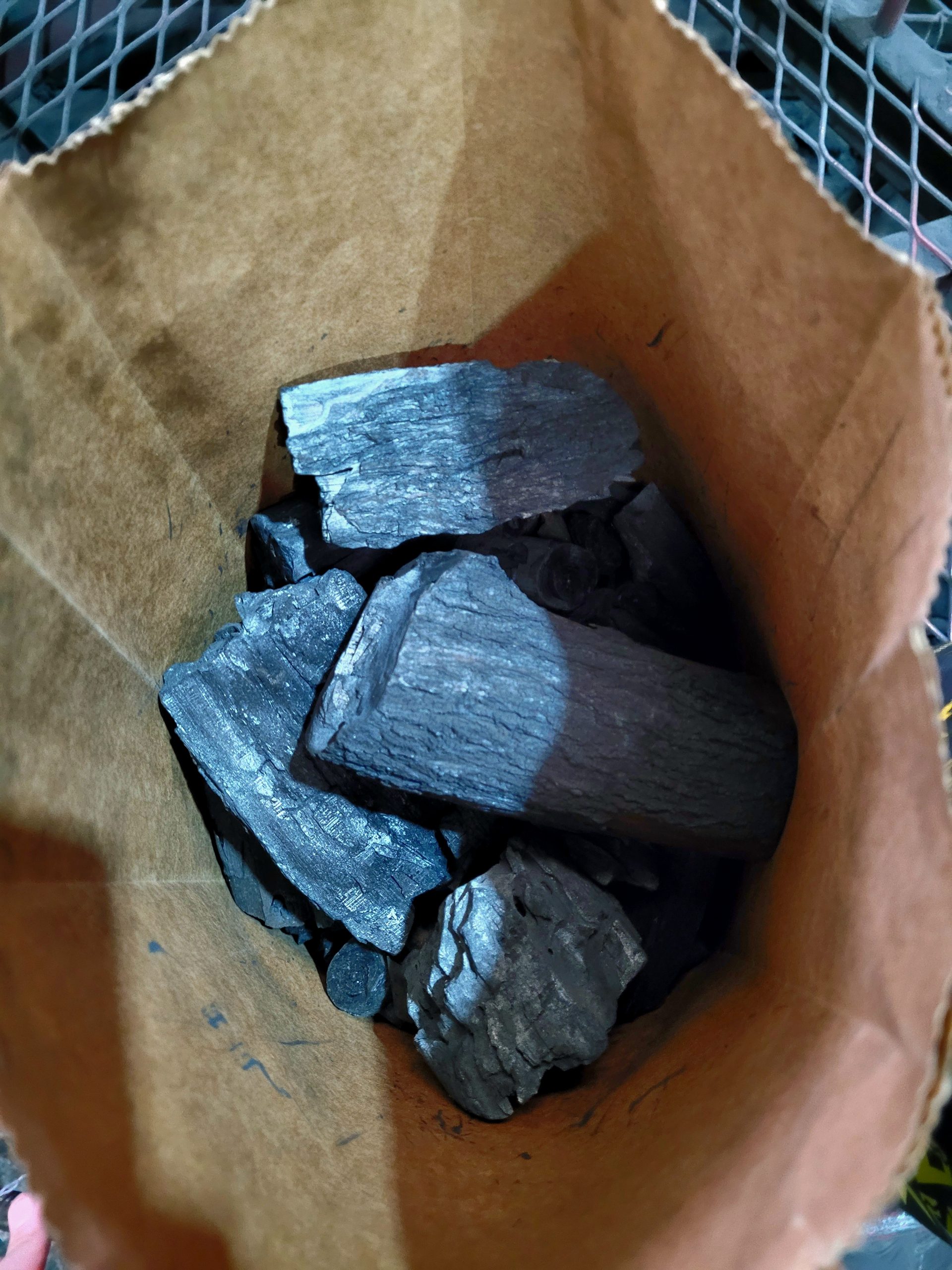 Charcoal Opened Package